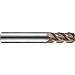 12MMX2MM RAD SC 4FL MED EM-TISIN - Industrial Tool & Supply