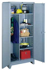 36 x 24 x 78'' (Dove Gray or Putty) - Full Height Storage Cabinet - Industrial Tool & Supply