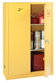 Flammable Liqiuds Storage Cabinet - #5444N 43 x 18 x 65'' (3 Shelves) - Industrial Tool & Supply