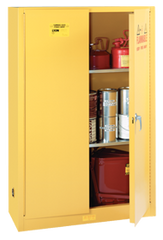 Flammable Liqiuds Storage Cabinet - #5444N 43 x 18 x 65'' (3 Shelves) - Industrial Tool & Supply