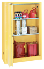 Flammable Liqiuds Storage Cabinet - #5445N 43 x 18 x 65'' (3 Shelves) - Industrial Tool & Supply