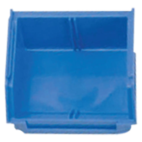 4 1/8″ × 4 1/8″D" × 3″ - Blue Plastic Bin - Industrial Tool & Supply