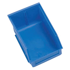 4 1/2″ × 7 1/4″D" × 5″ - Blue Plastic Bin - Industrial Tool & Supply