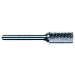 1/16 EdgeHog Cyl Flat End Miniature Carbide Bur SA-41 Fine - Industrial Tool & Supply