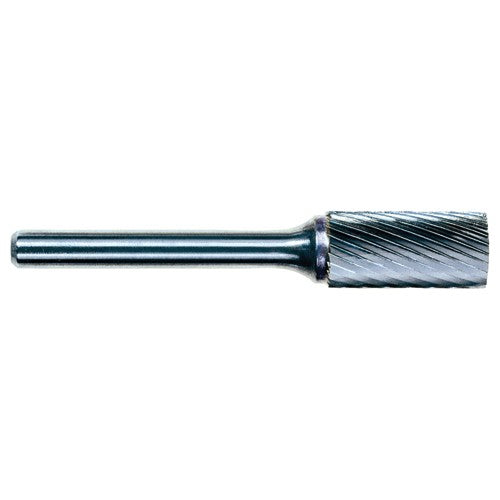 3mm EdgeHog Cyl Flat End Miniature Carbide Bur SA-43L76M-D 76mm OAL Std Alt Diamond (Double) - Industrial Tool & Supply