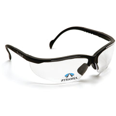 3.0 Magnification Safety Glasses- Clear Lens, Black Frame V2 Reader Style - Industrial Tool & Supply