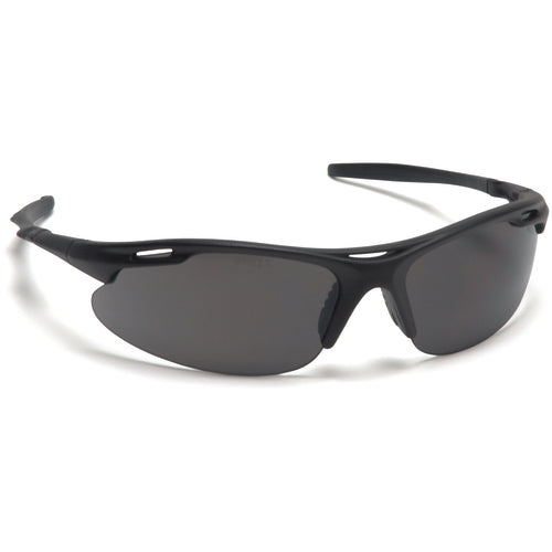 Safety Glasses - Gray Lens, Black Frame, Avante Style - Industrial Tool & Supply