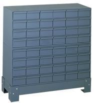 33-3/4 x 12-1/4 x 34-1/4'' (48 Compartments) - Steel Modular Parts Cabinet - Industrial Tool & Supply