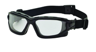 I-Force - Clear Anti-Fog Dual Pane Lens - Black Frame - Goggle - Industrial Tool & Supply