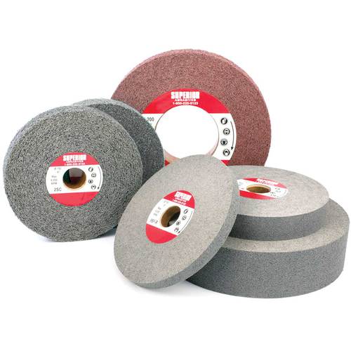 Shur-brite 6″ × 1/2″ × 1″ Deburring Wheel , 8AM