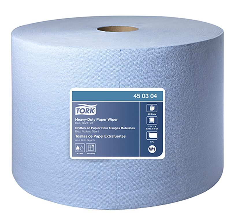 Heavy Duty Paper - DRC Wipers - Blue Giant Roll - Industrial Tool & Supply