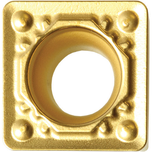 SCMT 3252 HQ CA025P, 1/32″ Corner Radius, 5/32″ Thick, 3/8″ Inscribed Circle, TiCl2O3/TiN, 90 Degree Square, Turning Indexable Insert