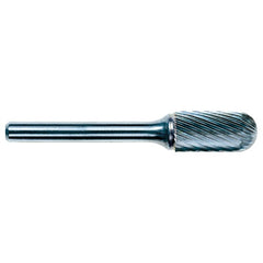 3mm EdgeHog Cyl Radius End Miniature Carbide Bur SC-42L76M 76mm OAL Standard - Industrial Tool & Supply