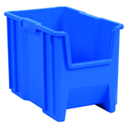 10″ × 17 1/2″ × 10 1/2″ - Blue Stak-N-Store Bin - Industrial Tool & Supply