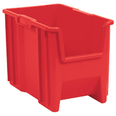 10″ × 17 1/2″ × 10 1/2″ - Red Stak-N-Store Bin - Industrial Tool & Supply