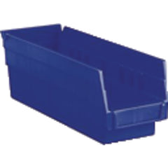 4 1/8″ × 11 5/8″ × 4″ - Blue Economy Shelf Bin - Industrial Tool & Supply