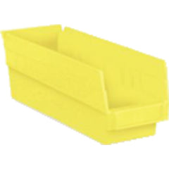 4 1/8″ × 11 5/8″ × 4″ - Yellow Economy Shelf Bin - Industrial Tool & Supply