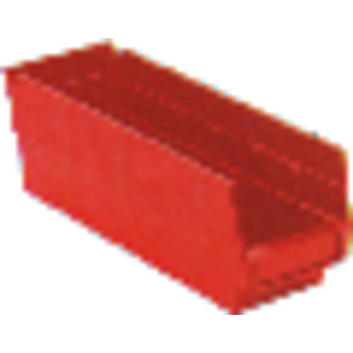 4 1/8″ × 11 5/8″ × 4″ - Red Economy Shelf Bin - Industrial Tool & Supply