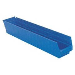 4 1/8″ × 23 5/8″ × 4″ - Blue Economy Shelf Bin - Industrial Tool & Supply