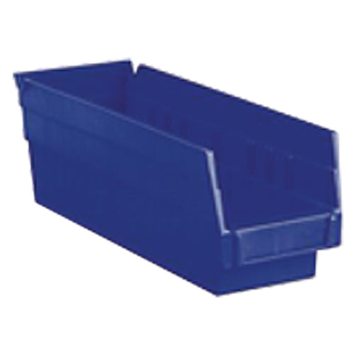 4 1/8″ × 17 7/8″ × 4″ - Blue Economy Shelf Bin - Industrial Tool & Supply