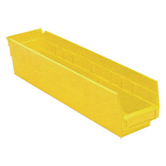 4 1/8″ × 17 7/8″ × 4″ - Yellow Economy Shelf Bin - Industrial Tool & Supply