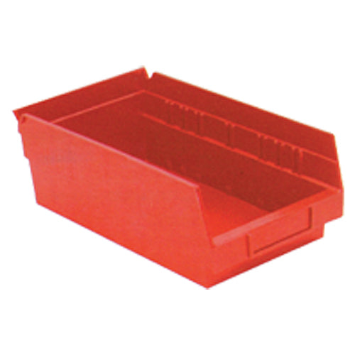 6 5/8″ × 11 5/8″ × 4″ - Red Economy Shelf Bin - Industrial Tool & Supply