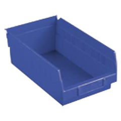 8 3/8″ × 17 7/8″ × 4″ - Blue Economy Shelf Bin - Industrial Tool & Supply