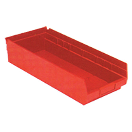 8 3/8″ × 17 7/8″ × 4″ - Red Economy Shelf Bin - Industrial Tool & Supply