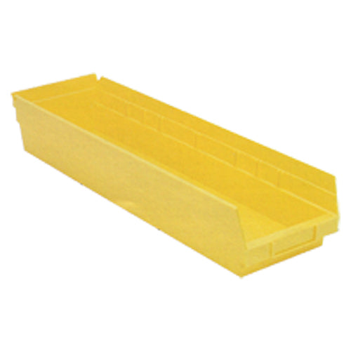 6 5/8″ × 23 5/8″ × 4″ - Yellow Economy Shelf Bin - Industrial Tool & Supply