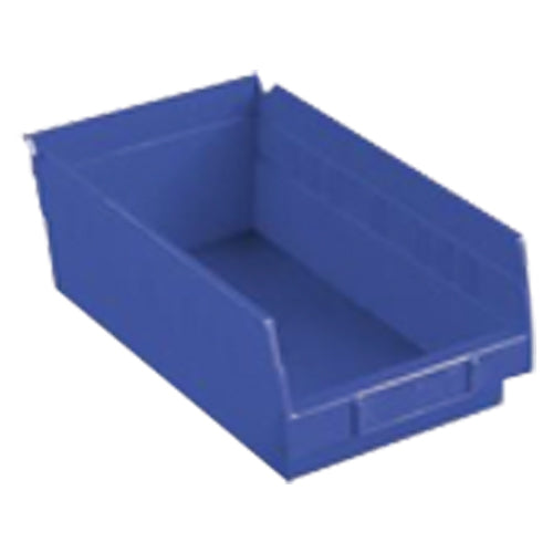 11 1/8″ × 11 5/8″ × 4″ - Blue Economy Shelf Bin - Industrial Tool & Supply