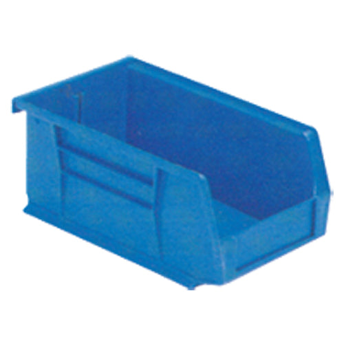 4 1/8″ × 7 3/8″ × 3″ - Blue Hanging or Stackable Bin - Industrial Tool & Supply