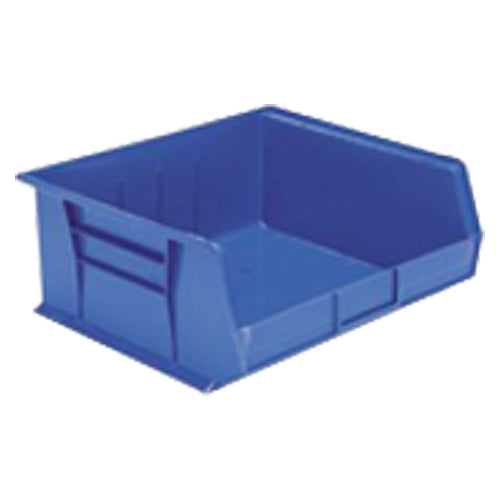 11″ × 10 7/8″ × 5″ - Blue Hanging or Stackable Bin - Industrial Tool & Supply