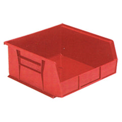 11″ × 10 7/8″ × 5″ - Red Hanging or Stackable Bin - Industrial Tool & Supply