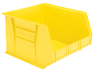 16-1/2 x 18 x 11'' - Yellow Hanging or Stackable Bin - Industrial Tool & Supply