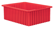 20-1/8 x 14-7/8 x 7-7/16'' - Red Akro-Grid Stackable Containers - Industrial Tool & Supply