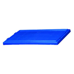 Blue Lid for use with Akro Nest-Stack Tote 35–200 - Industrial Tool & Supply