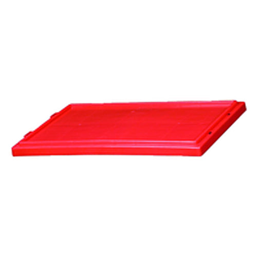 Red Lid for use with Akro Nest-Stack Tote 35–230 - Industrial Tool & Supply