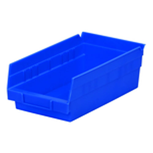 6 5/8″ × 11 5/8″ × 4″ - Blue Economy Shelf Bin - Industrial Tool & Supply