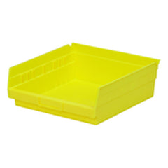 11 1/8″ × 11 5/8″ × 4″ - Yellow Economy Shelf Bin - Industrial Tool & Supply