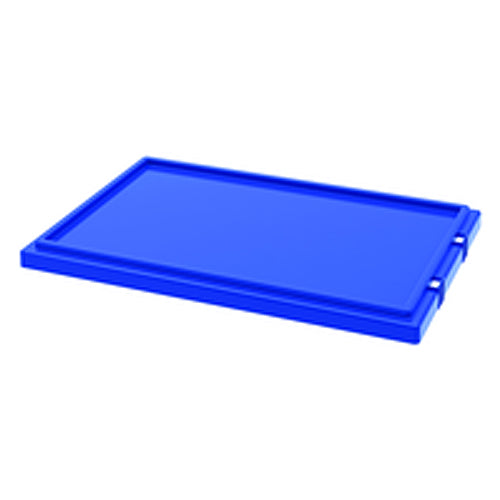 Blue Lid for use with Akro Nest-Stack Tote 35–240 - Industrial Tool & Supply