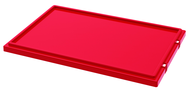 Red Lid for use with Akro Nest-Stack Tote 35-300 - Industrial Tool & Supply