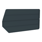 18" x 9" - Black 6-Pack Bin Dividers for use with Akro Stackable Bins - Industrial Tool & Supply