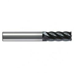 9mm Dia. - 72mm OAL - Uncoated - Solid Carbide - 4 FL-High Spiral End Mill - Industrial Tool & Supply