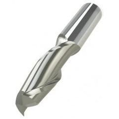 21/64" Dia. - 1/2" LOC - 2" OAL - 2 FL Carbide S/E HP End Mill-AlTiN - Industrial Tool & Supply