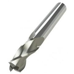 9/64" Dia. - 1/4" LOC - 1-1/2" OAL - 3 FL Carbide S/E HP End Mill-AlTiN - Industrial Tool & Supply