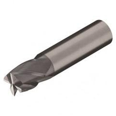 13/64" Dia. - 3/8" LOC - 2" OAL - 4 FL Carbide S/E HP End Mill-AlTiN - Industrial Tool & Supply