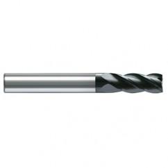 10mm Dia. - 72mm OAL - AlCrN - Solid Carbide - High Spiral End Mill - 4 FL - Industrial Tool & Supply