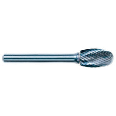 1/4 EdgeHog Elliptical Miniature Carbide Bur SE-51 Fine - Industrial Tool & Supply