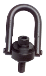 Hoist Ring - 3/8-16; .54'' Thread Length; 1000 lb Rating Load; 2.67'' OAL - Industrial Tool & Supply