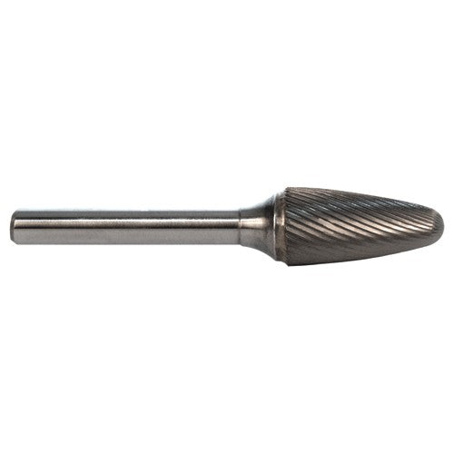 6.4mm EdgeHog Tree Shape Radius End Miniature Carbide Bur SF-51M Standard - Industrial Tool & Supply